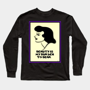 PROFILE OF AN ASSURED WOMAN Long Sleeve T-Shirt